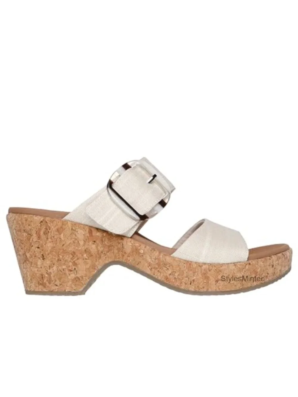 Skechers Brystol Women's Platform Wedge Sandals Comfort Luxe Foam Slide